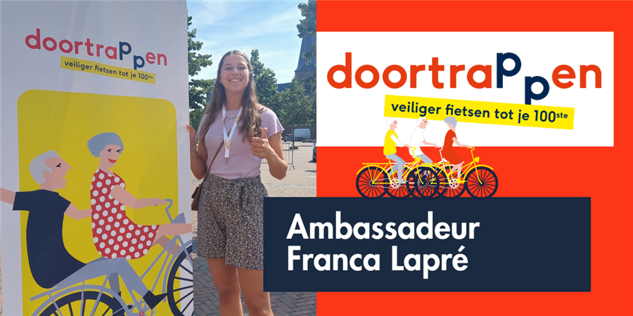 Message Doortrappen-Ambassadeur aan het woord: Franca Lapré, mede-kwartiermaker provincie Gelderland bekijken